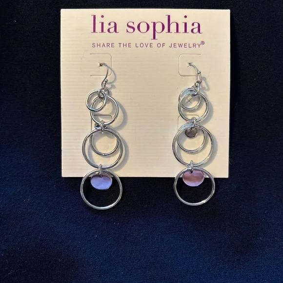 Lia Sophia Panoramic Reflection earrings - Picture 1 of 2